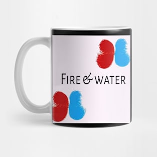 T-shirt fire & water Mug